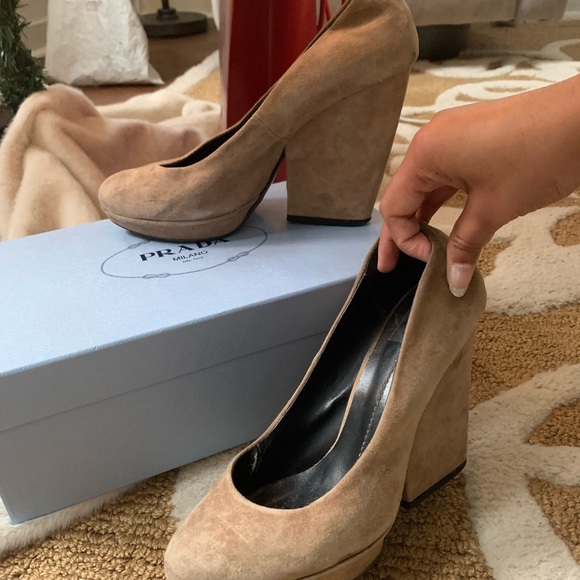 Dolce Vita Suede Thick Heel Platform Shoes - Picture 1 of 2